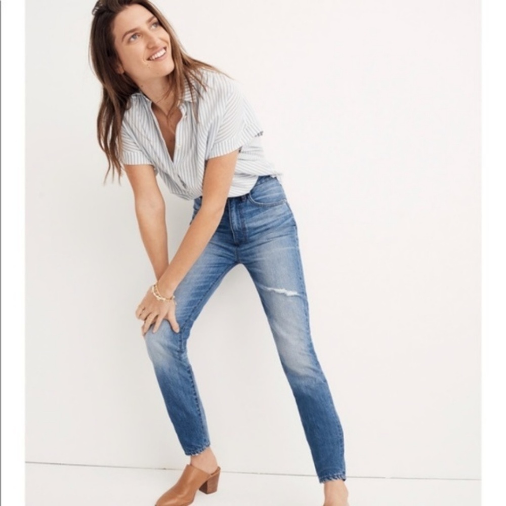❌SOLD❌Madewell Rigid High Rise Skinny Jeans - Picture 1 of 8